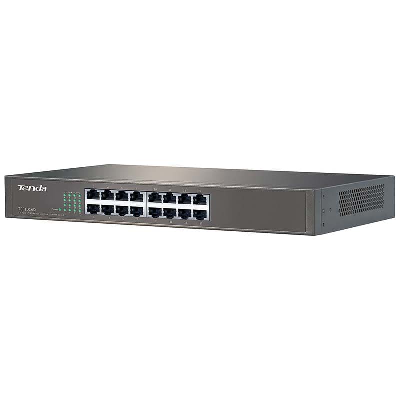 ELCART DISTRIBUTION - ERT429411200 SWITCH 10/100M 16PORTE TEF1016D TENDA