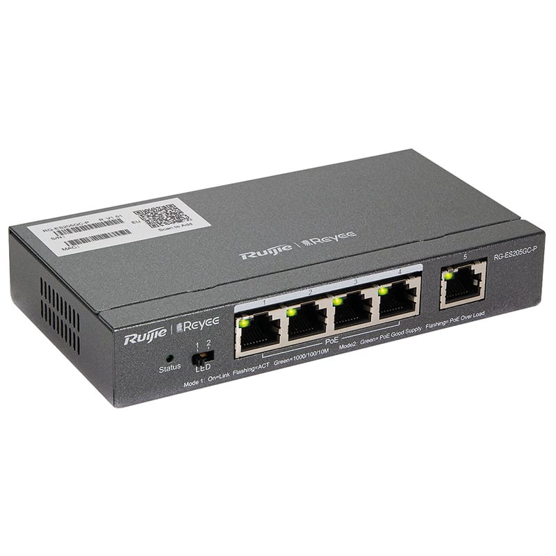 ELCART DISTRIBUTION - ERT429641700 SWITCH POE 4P GIGA +1GIGA MANAGED