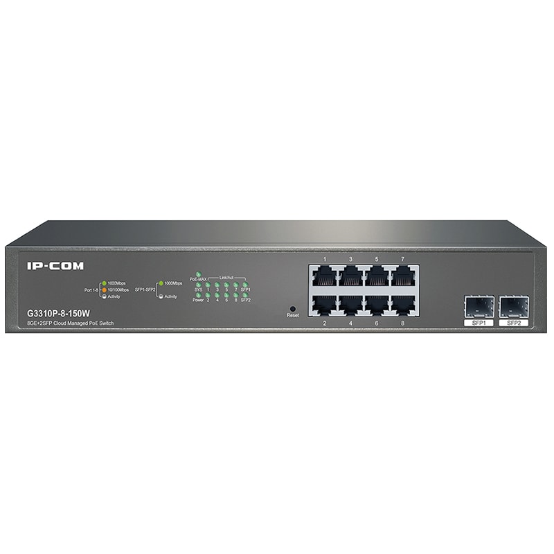 ELCART DISTRIBUTION - ERT429715300 SWITCH POE GIGA 8P +2 SFP L2 IP-COM