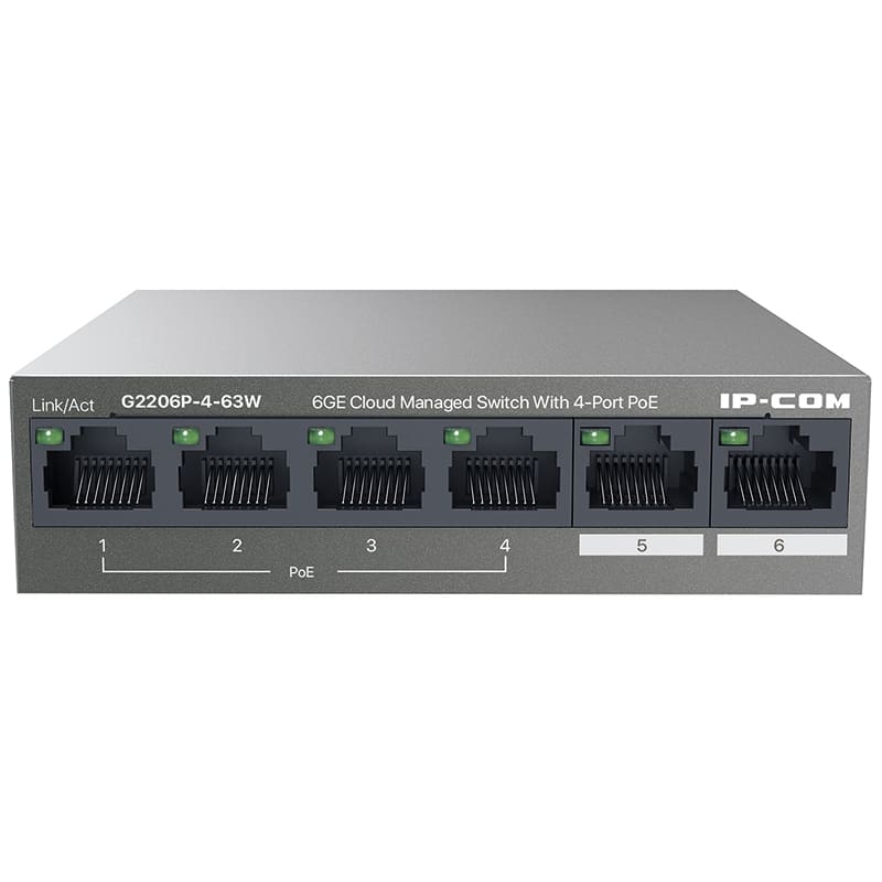 ELCART DISTRIBUTION - ERT429745300 SWITCH POE 4P GIGA CLOUD+2GIGA IP-COM