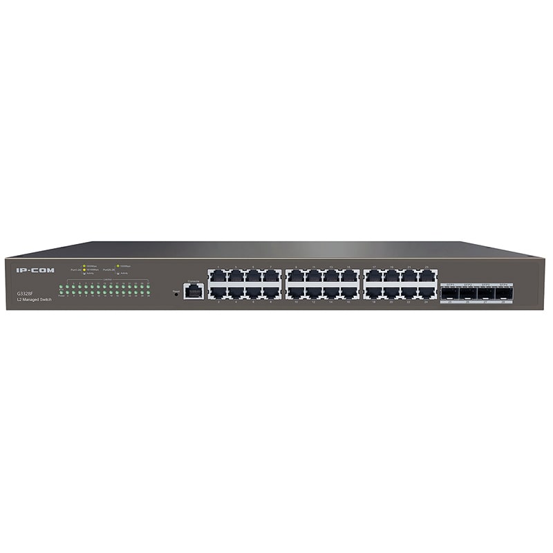 ELCART DISTRIBUTION - ERT429750100 SWITCH GIGABIT 24PORTE+4SFP L2 IP-COM