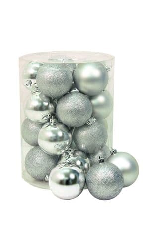 GIOCOPLAST NATALE SP - GCP43010677 CILINDRO 20 SFERE DIAM 80,ARG., MET.MAT.