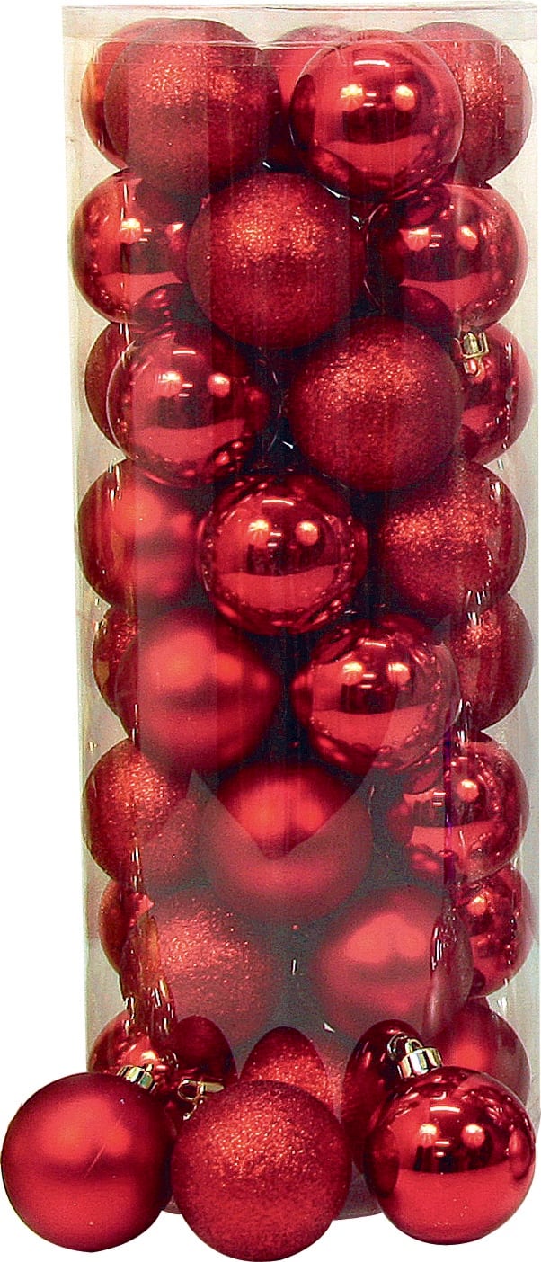 GIOCOPLAST NATALE SP - GCP43010971 CILINDRO 40 SFERE D.60 ROSSO,