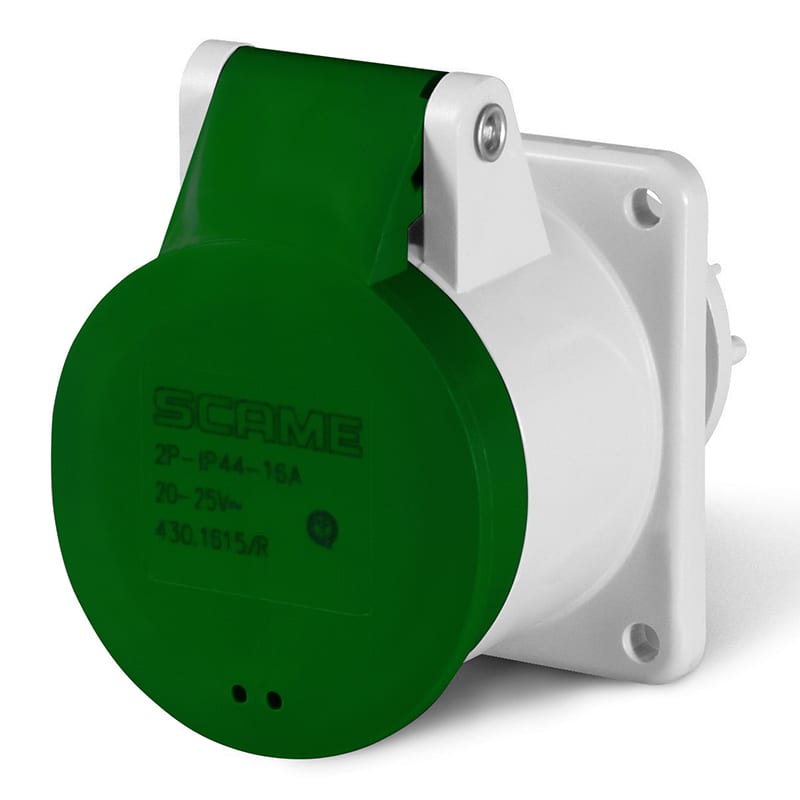 SCAME PARRE SPA - SCA430.32180/R PRESA INCASSO RID.3P 32A <50V  4H IP44