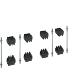 HAGER - HAGUC825BB KIT PORTABARRE 3F+N X 2 BARRE 5MM Q.EVO