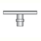 SEM - SEM4324/V TRAVERSA 100CM PER PALI CONICI VRC