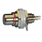 MELCHIONI SPA - MEM433329569 PRESA RCA DA PANNELLO DORATA ROSSA FR058