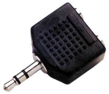 MELCHIONI SPA - MEM433329580 ADATTATORE SPINA STEREO 35 MM - 2 PRESE