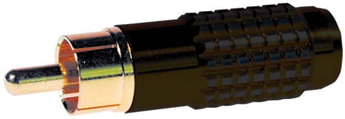 MELCHIONI SPA - MEM433330602 SPINA RCA VOLANTE HI-FI NERA FR054O/ MM/