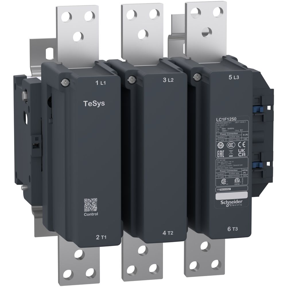 SCHNEIDER ELECTRIC - SNRLC1F1250F7 CONTATTORE 1250A 3P 110/120V 50/60HZ