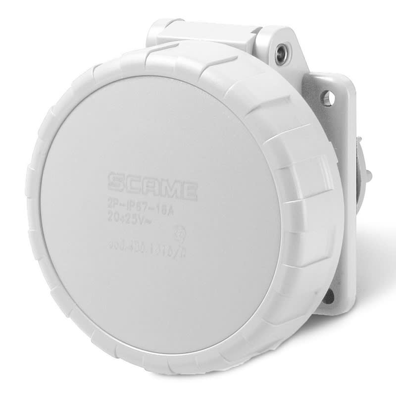 SCAME PARRE SPA - SCA435.1617/R PR.INC.RID<50V 2P 16A 10H IP67