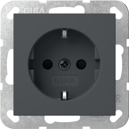 GIRA - GIR438328 SCHUKO SP S/GRAFFE MRV SYSTEM 55 ANTRACI