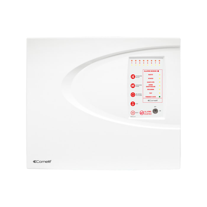 COMELIT GROUP SPA - COE43CPC008 CENTRALE ERACLE CONVENZIONALE 8 ZONE