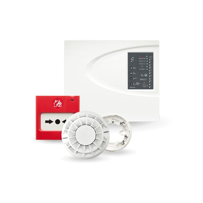 COMELIT GROUP SPA - COE43KIT104 KIT CON CENTRALE CONVENZIONALE 4 ZONE