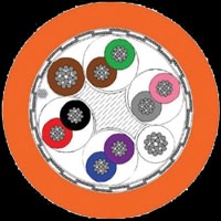 BREVETTI STEND. CAVO - BRC4400001 CAVOPUR(4X2X0,25+2X1)SCHERMATOARANCIOR