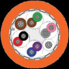 BREVETTI STEND. CAVO - BRC4400001 SHILDEDPURCABLE(4X2X0,25+2X1)ORANGERAL