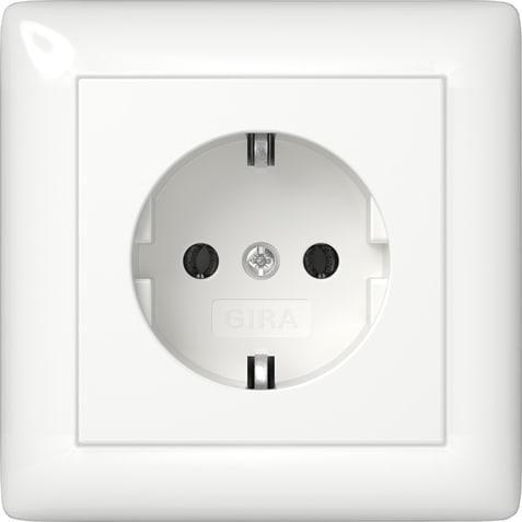 GIRA - GIR444003 SCHUKO P.CPL. STANDARD 55 BNC PURO