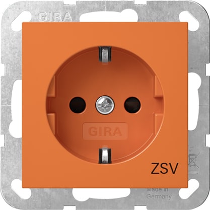GIRA - GIR4453109 SCHUKO SH IMPR.ZSV SYSTEM 55 ARANCIO