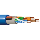 ITC INDUSTRIA TECNIC - ITC44U-5 4X2 AWG 24 UTP CAT.5E + 2X0,50 LSZH BLU