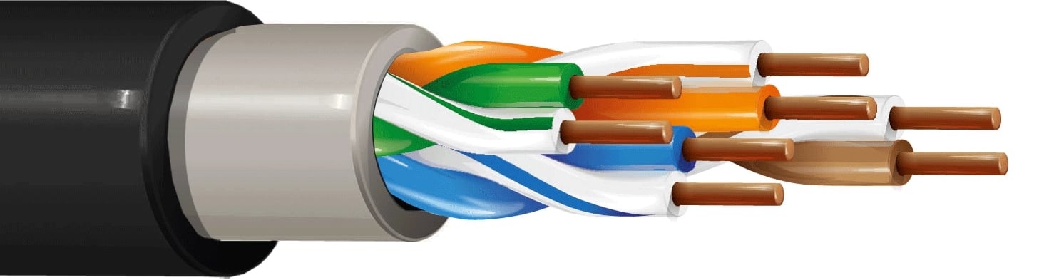 ITC INDUSTRIA TECNIC - ITCT26TDPN1000 TELEF. 2CP+T D.G. PE NERO BOB.1000 FCA