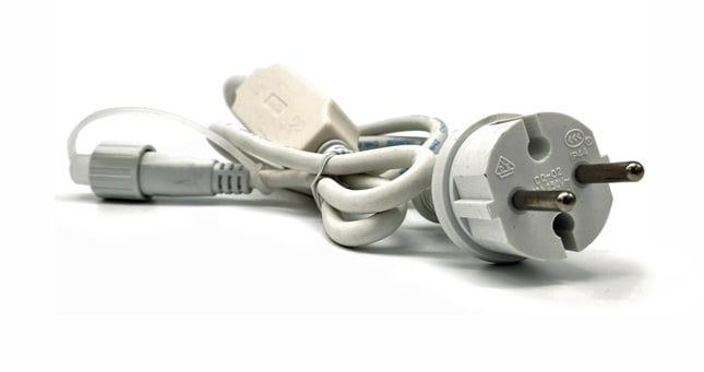 WIMEX - WIM4501142 CAVO ALIM. BIANCO LED 230V