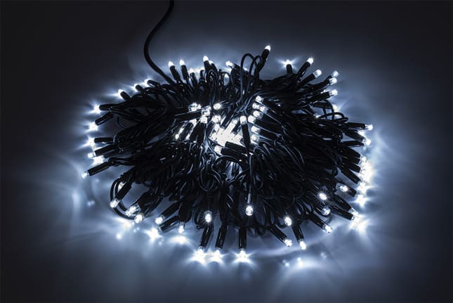 WIMEX - WIM4501227 STRINGA NERA 60LED BIA FLASH