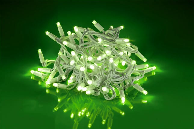 WIMEX - WIM4501316 STRINGA BIA 60LED VERDI