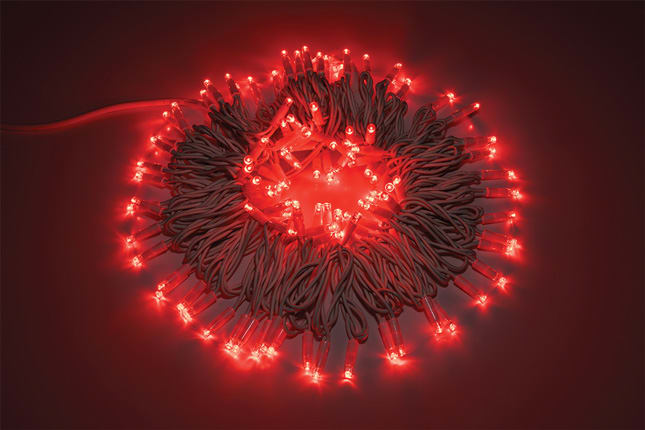 WIMEX - WIM4501376 STRINGA BIA 120LED ROS FLASH