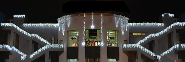 WIMEX - WIM4501435 ICICLE BIGLED WHITE+FLASH 6M