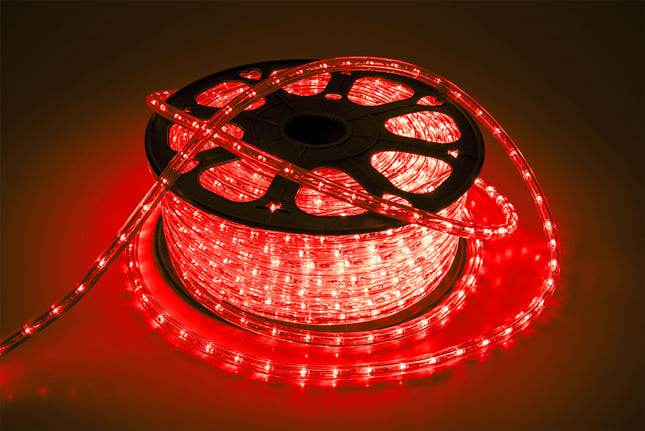 WIMEX - WIM4502021X TUBO LED ROSSO VERTIC 44M
