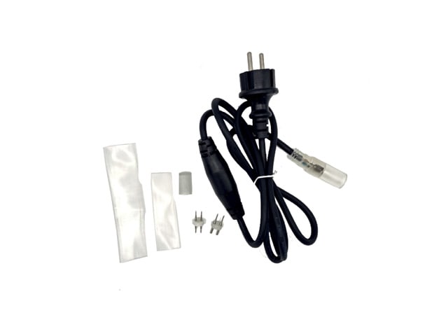 WIMEX - WIM4502540X CAVO ALIM.LED ORIZ SCHUKO NERO