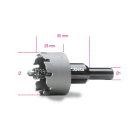 BM SPA - BMM004520026 FRESE A TAZZA CON INSERTI MET DURO 26