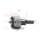 BM SPA - BMM004520032 FRESE A TAZZA CON INSERTI MET DURO 32