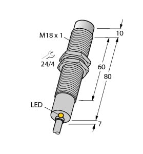 TURCK BANNER SRL - TUK4611230 NI8-M18-AP6X/S120