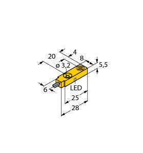 TURCK BANNER SRL - TUK4613601 NI3.5-Q5.5-AP6X