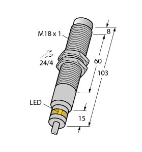 TURCK BANNER SRL - TUK4632100 NI7-EM18D-VP6X/S120