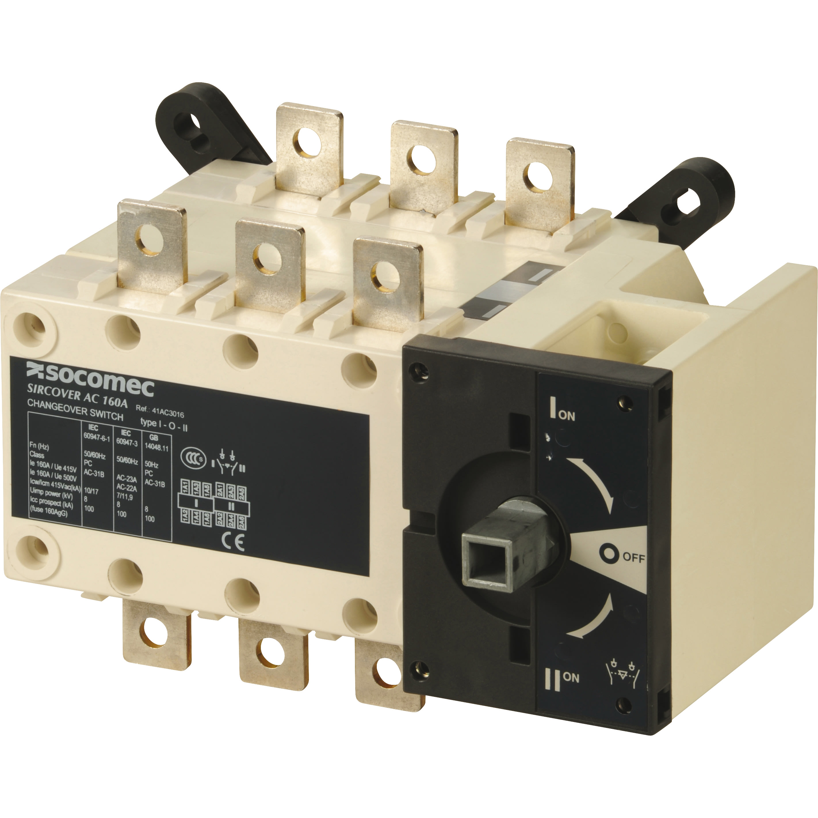 SOCOMEC - SOC41AC3016 SIRCOVER - 160A - 3P - I - O - II - CDO