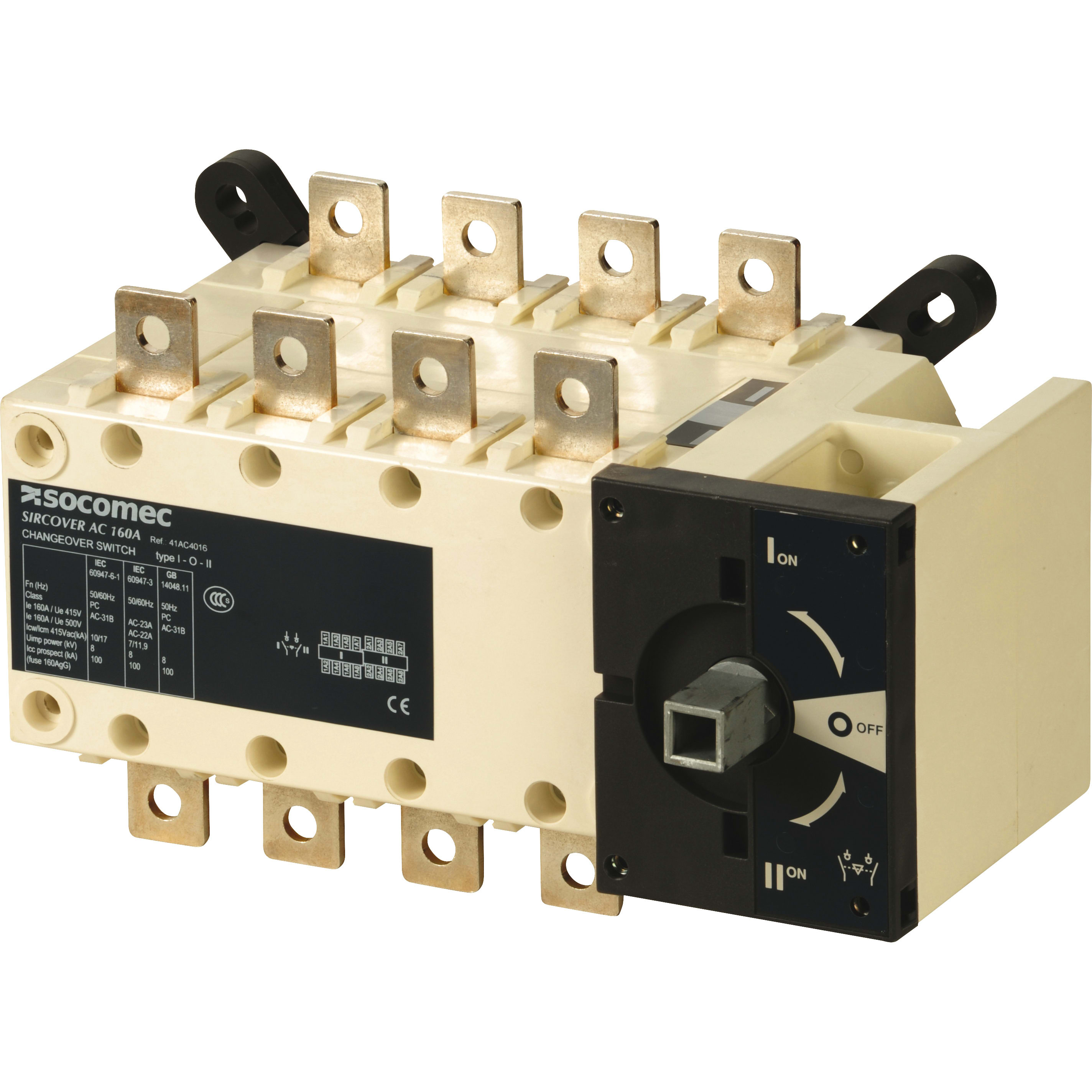 SOCOMEC - SOC41AC4016 SIRCOVER - 160A - 4P - I - O - II - CDO