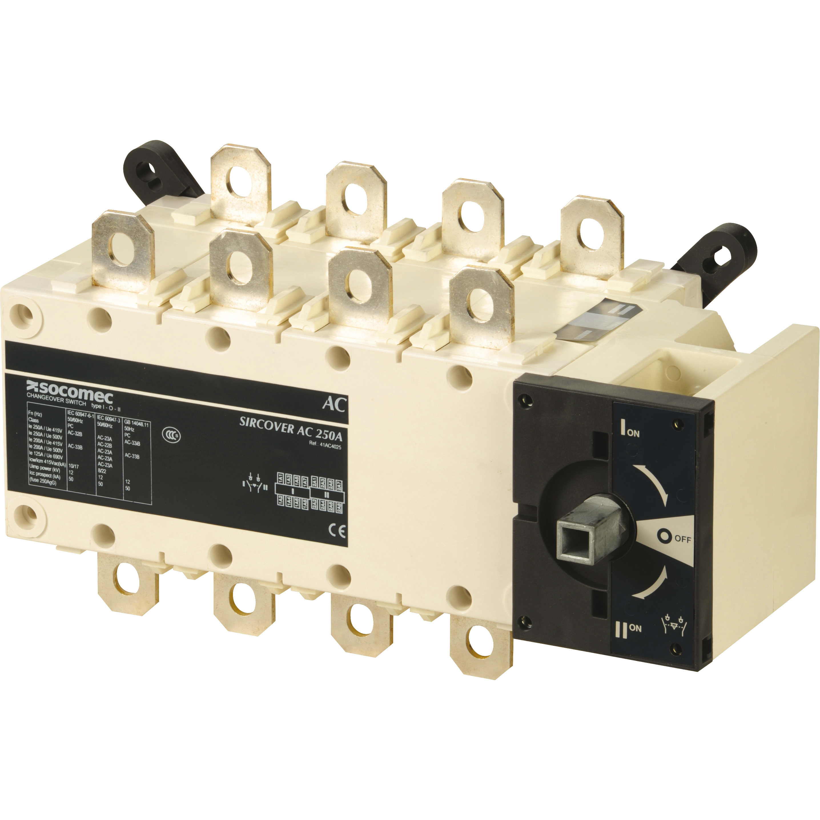 SOCOMEC - SOC41AC4025 SIRCOVER - 250A - 4P - I - O - II - CDO
