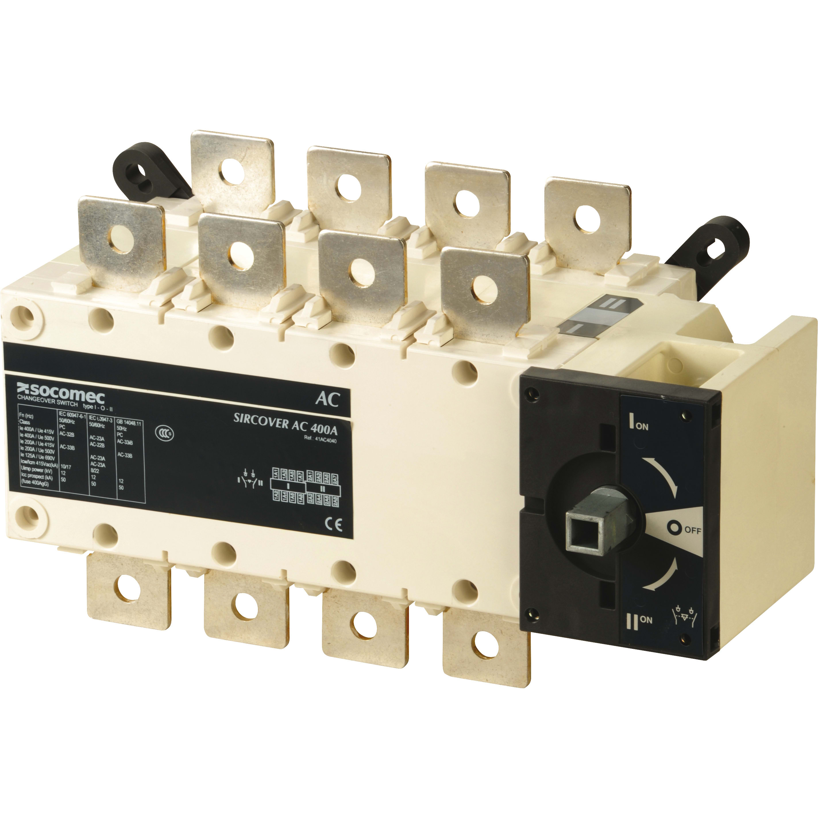 SOCOMEC - SOC41AC4040 SIRCOVER - 400A - 4P - I - O - II - CDO