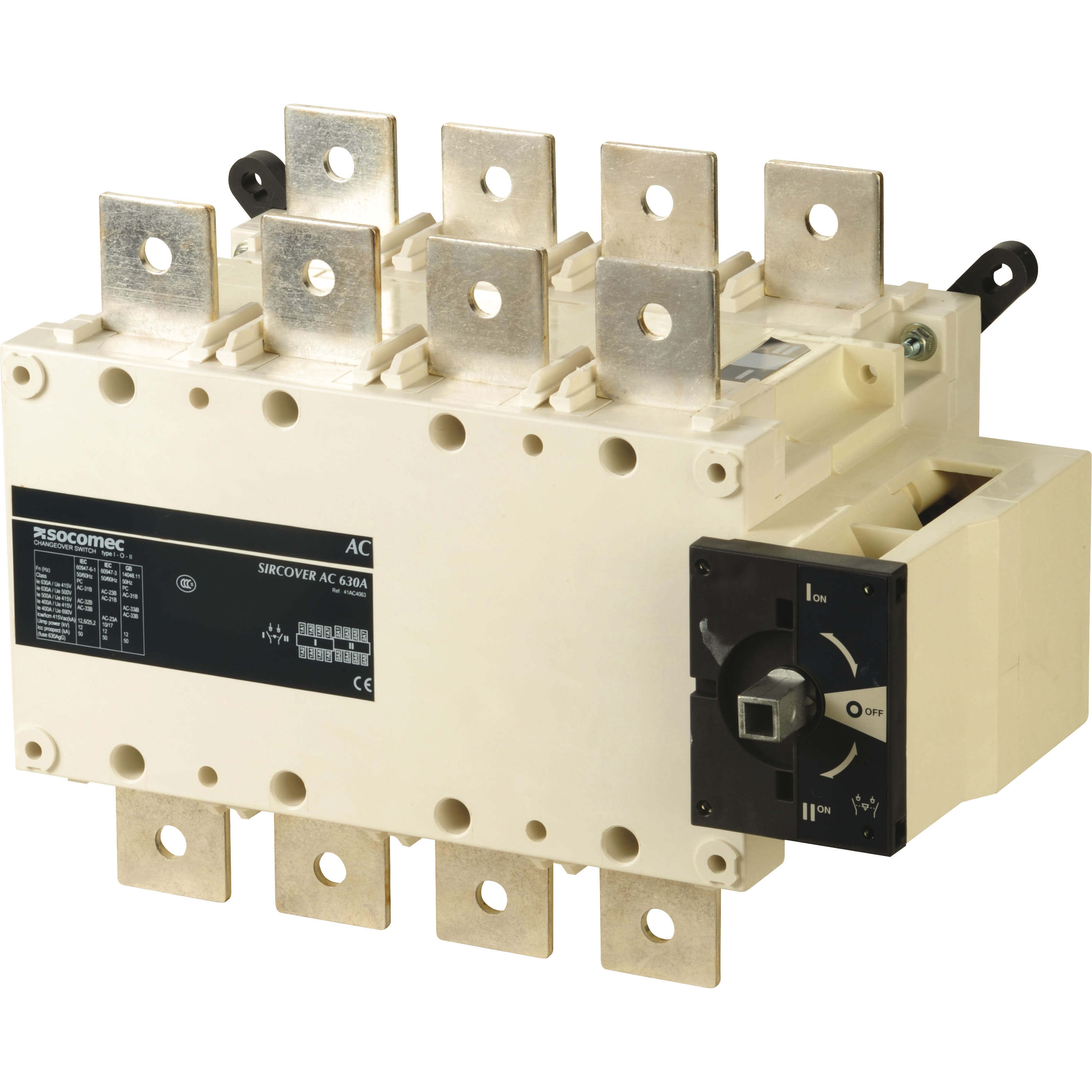 SOCOMEC - SOC41AC4063 SIRCOVER - 630A - 4P - I - O - II - CDO