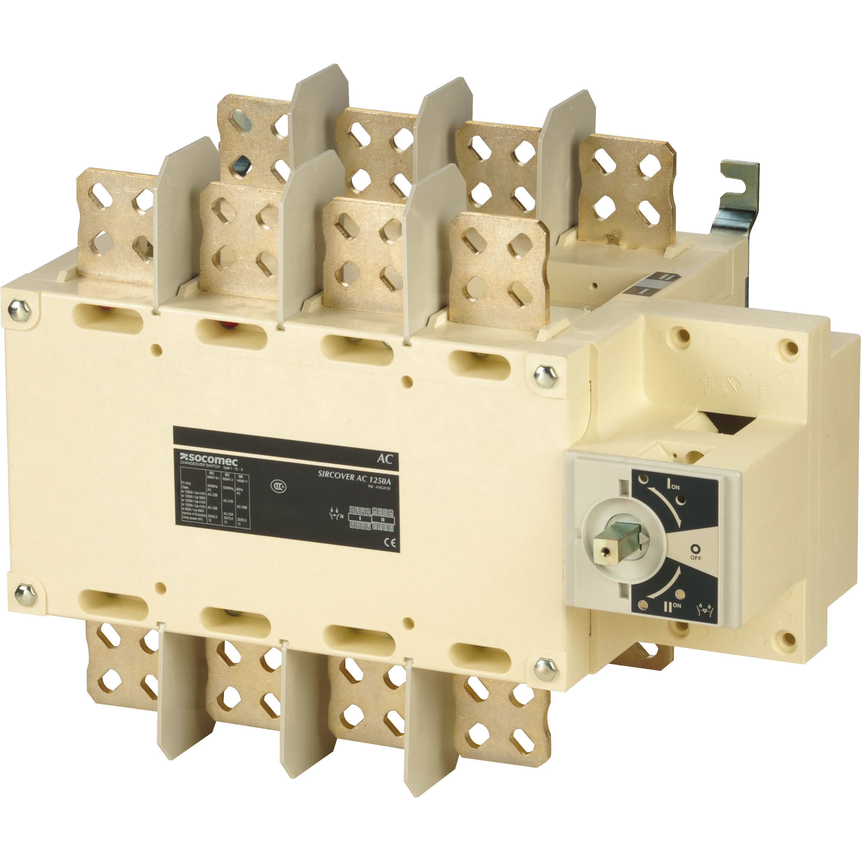 SOCOMEC - SOC41AC4120 SIRCOVER - 1250A - 4P - I - O - II - CDO