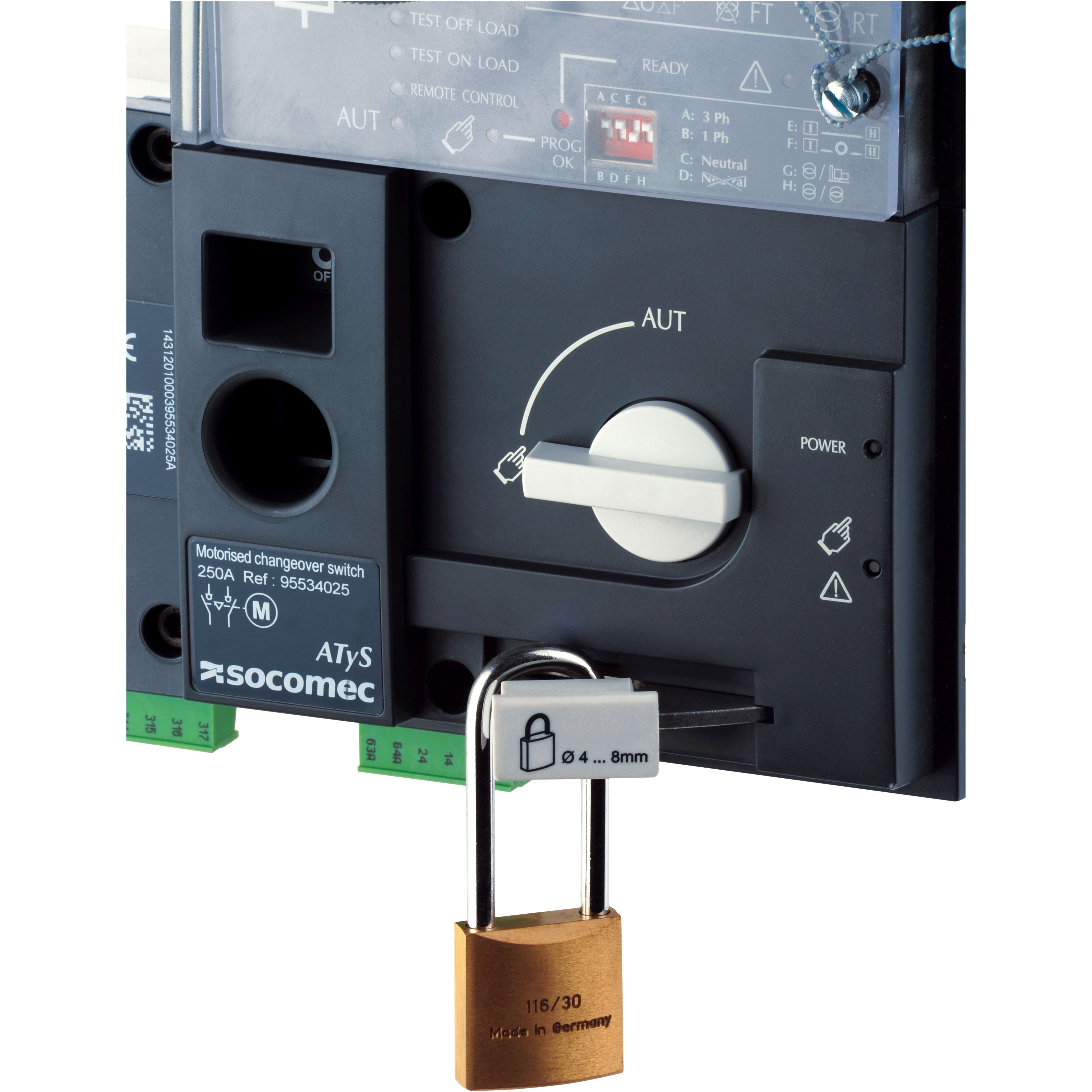 SOCOMEC - SOC95990004 DISCO DI BLOCCO 3 POS. 800-1800A