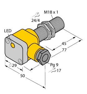 TURCK BANNER SRL - TUK46420 BI5-G18SK-AP6X