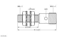 TURCK BANNER SRL - TUK4669050 BI1.5-EG08K-AP6X-H1341