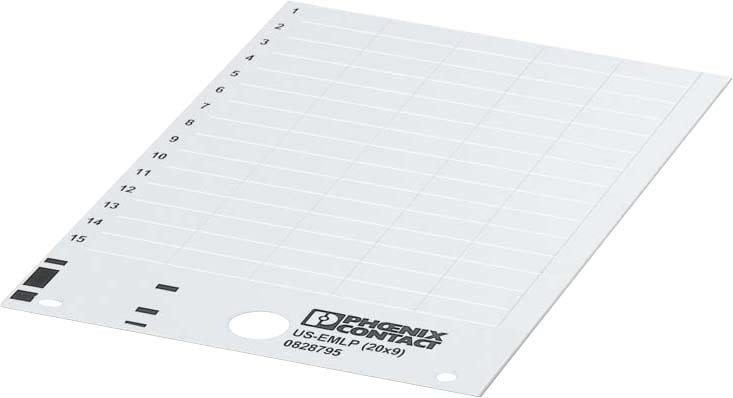 PHOENIX CONTACT - PHC0828891 US-EMLP (27X12,5) YE SIGLATURE UNISHEET