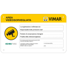 VIMAR SPA - VIW46927.003 CARTELLO AREA VIDEOSORVEGLIATA