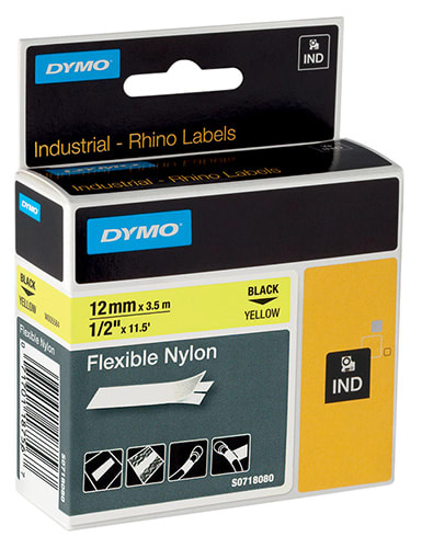MELCHIONI SPA - MEM470004108 RHINO 12 MM NYLON FLESSIBILE NERO SU GIA