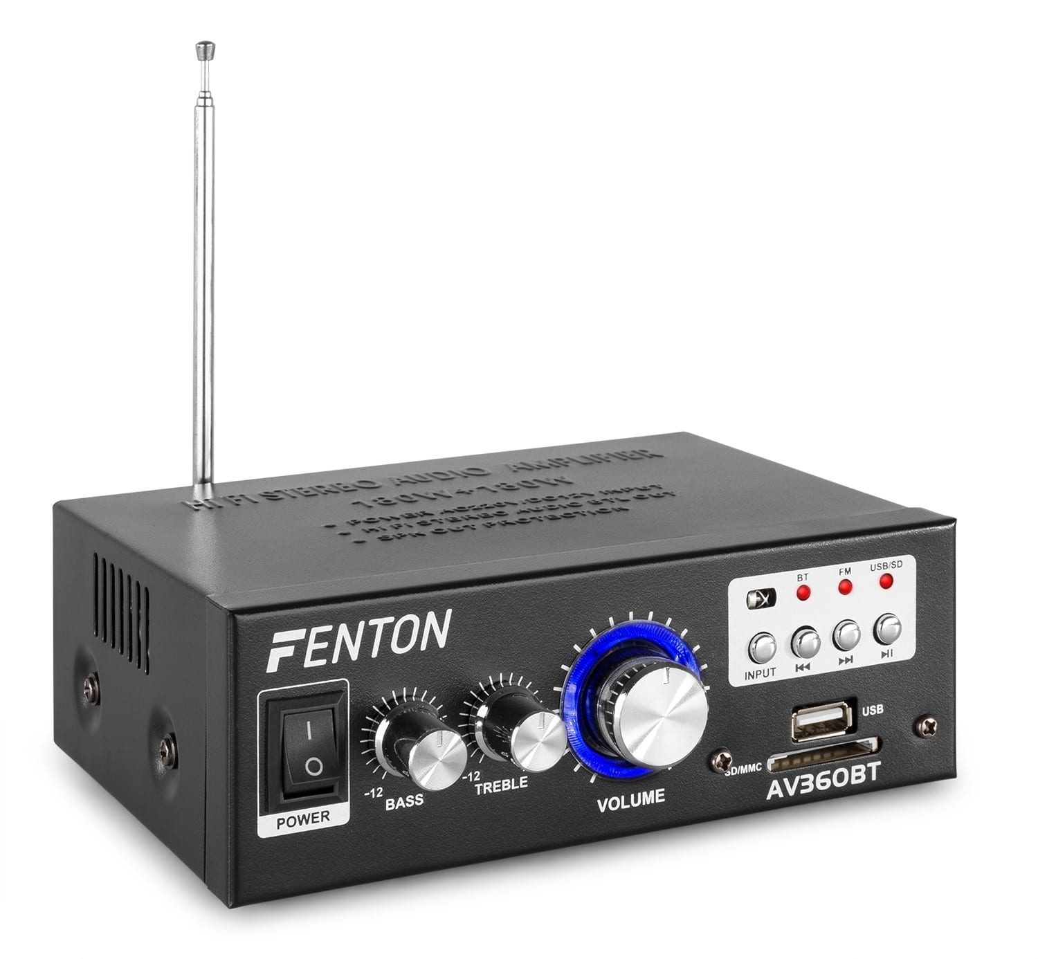 MELCHIONI SPA - MEM550923787 MINI AMPLIFICATORE 2X4OX CON BT / SD / U