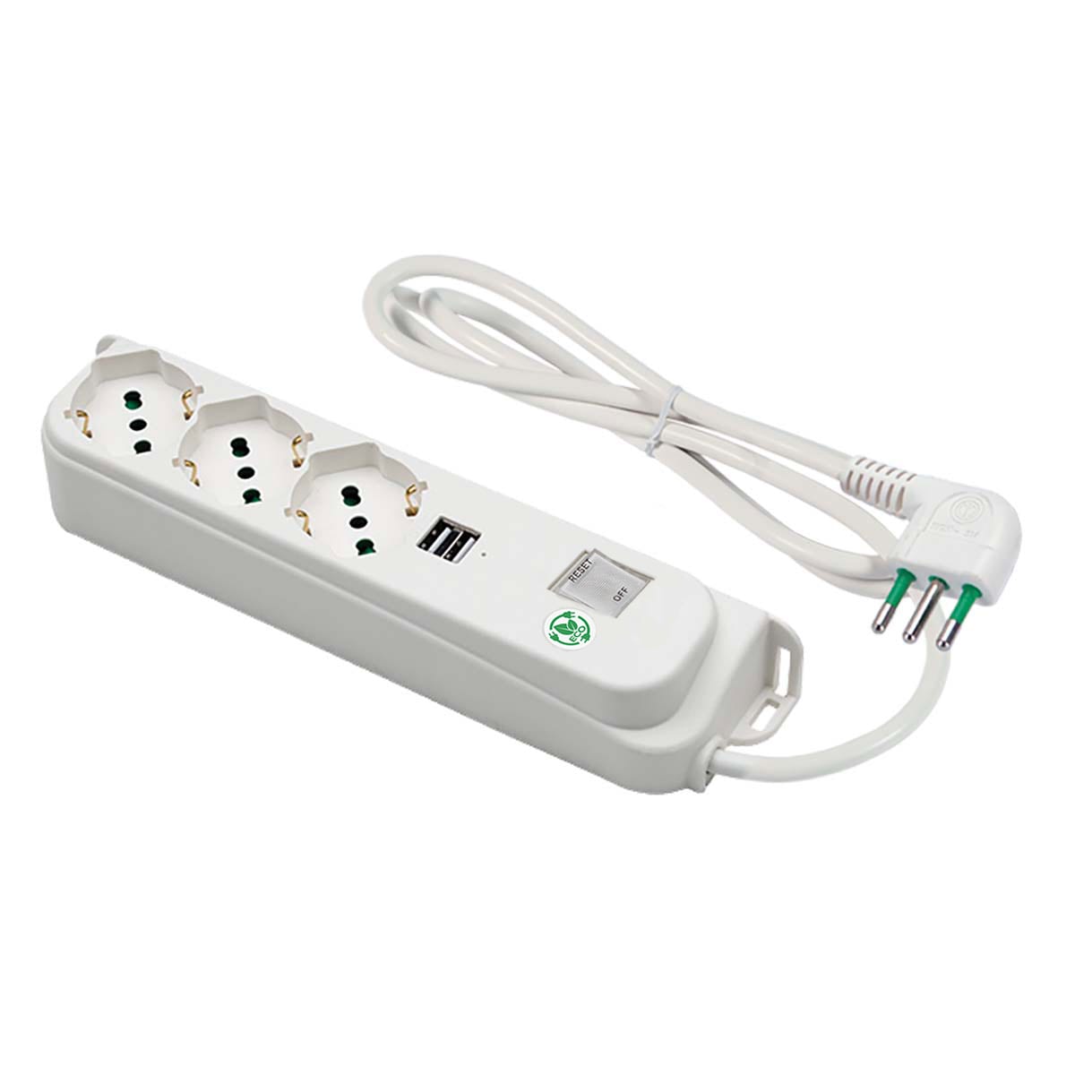 FANTON SRL - FME474504ECO MULT.1,5M 3G0,75 S11 3P40+2USB+I/SOVR BI